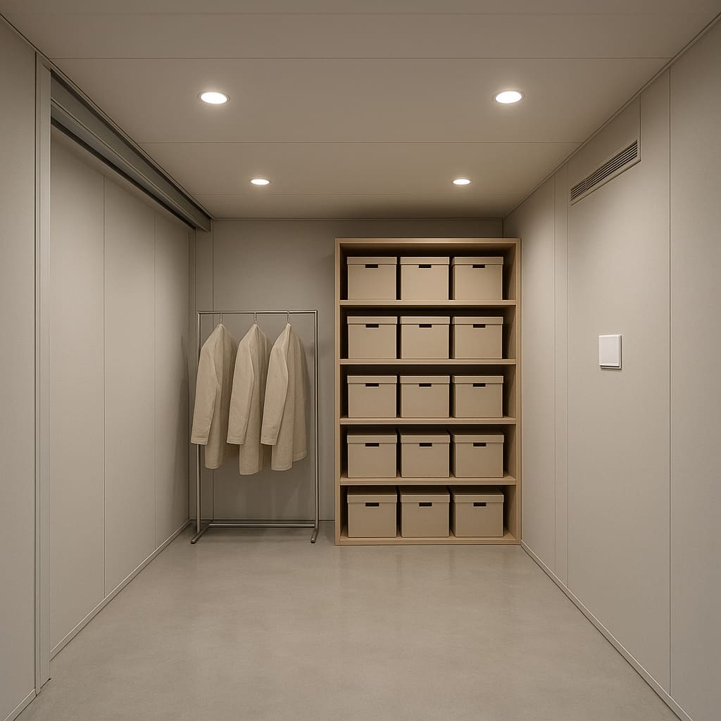 Klimatizált tároló